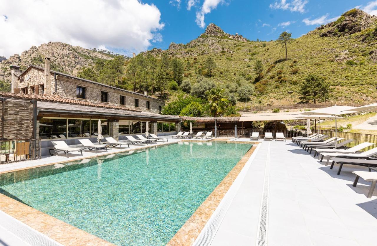 Hotel De La Restonica كورتي المظهر الخارجي الصورة